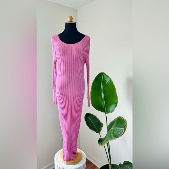 MORE TO COME Laura Open Back Dress in Pink - Picture 7 of 7